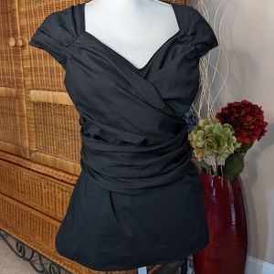 Ann Taylor Vintage Blouse w/ Rear Tie SIZE 8